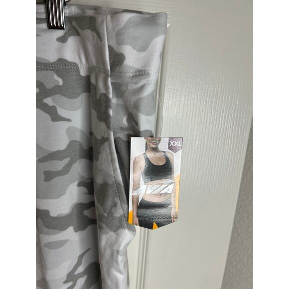Avia Women's Light-weight Straight Leg Sweatpants Grey/White Camo NEW ~ Size XXL - Picture 6 of 7